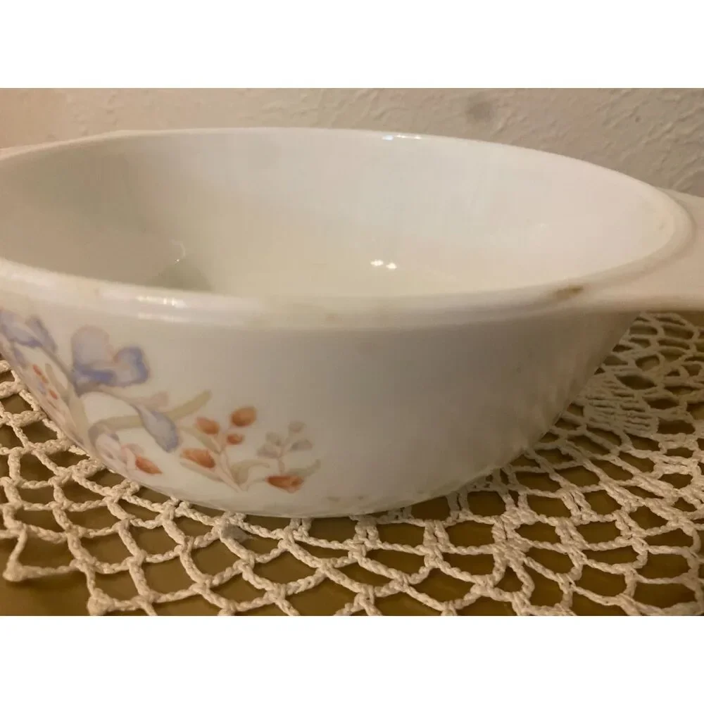 Pyrex England Blue Iris